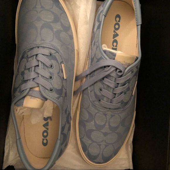 Coach Citysole Skate Sneaker in Light Wash - Picture 10 of 10